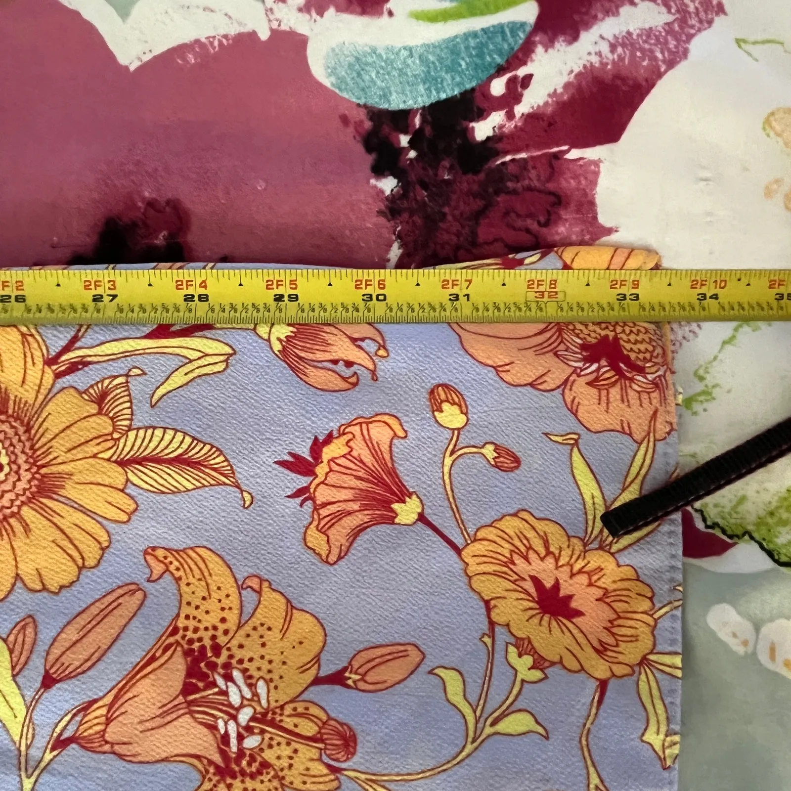 ASOS Women's Floral Bubble Crepe Square Neck Long Sleeve Jumpsuit 6 Tall - Image 7