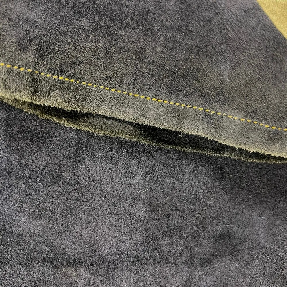 Isaac Mizrahi for Target Navy Blue Suede Leather Jeans Pants Size 4 - Image 11