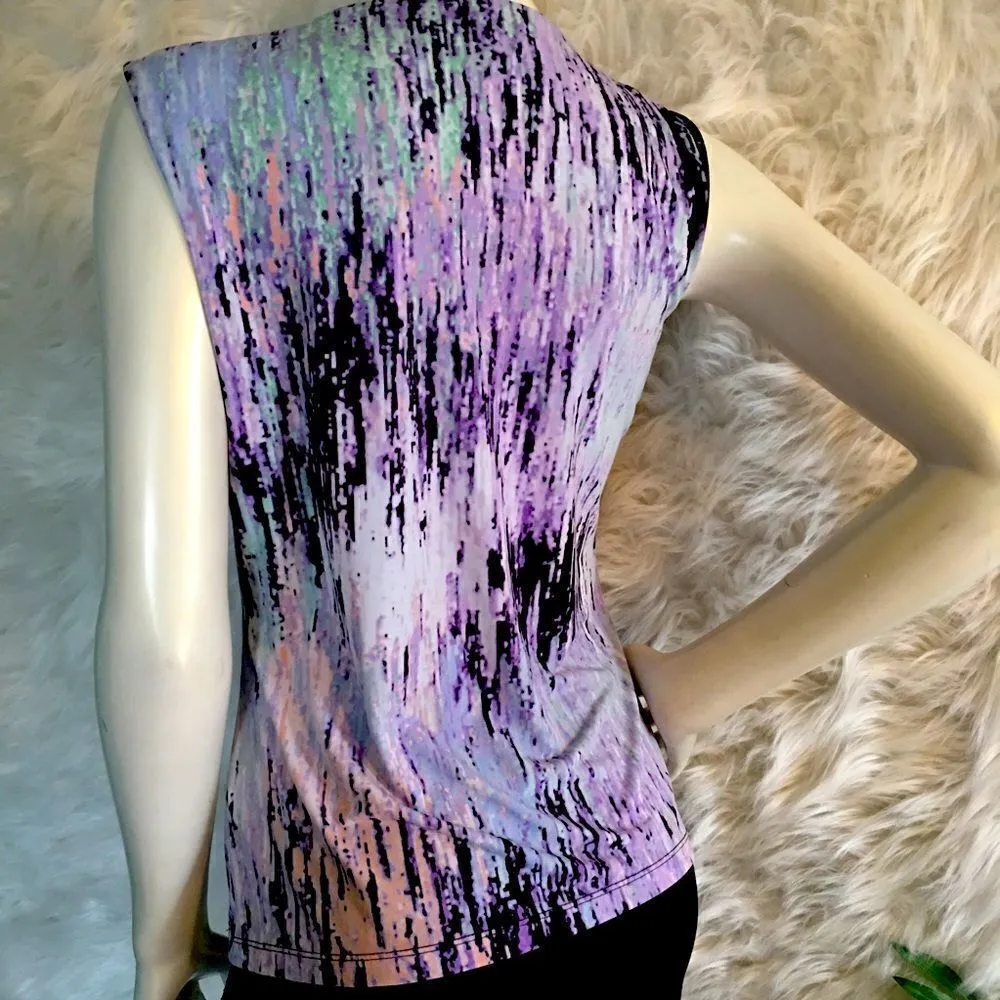 Calvin Klein Poly spandex Necklace Tank Blouse - Image 3