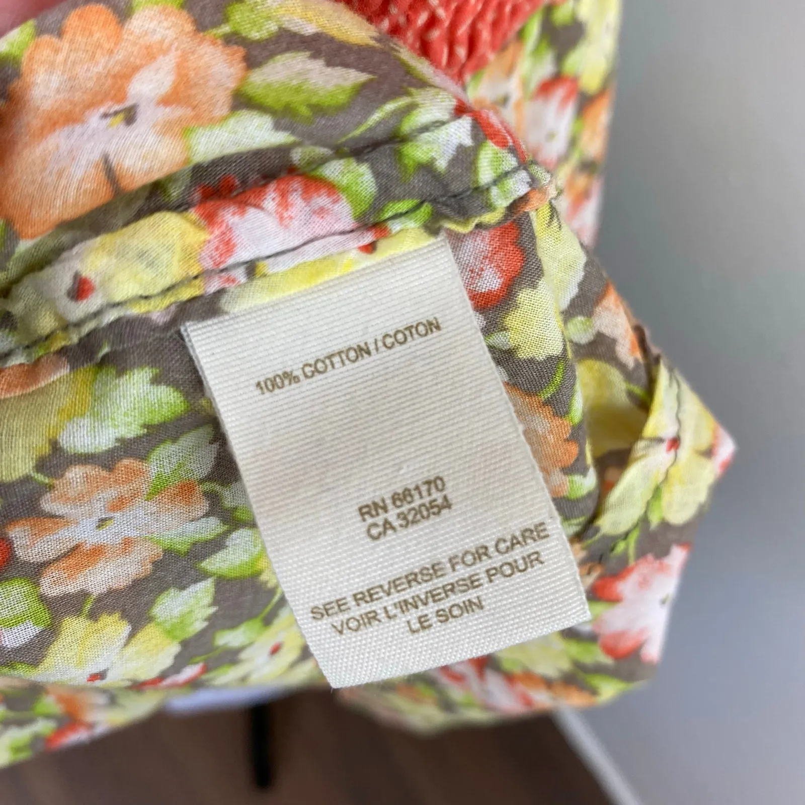 Free People Floral Boho Babydoll Cotton Racerback Tank Top Size 6 Hippie Whimsy - Image 8