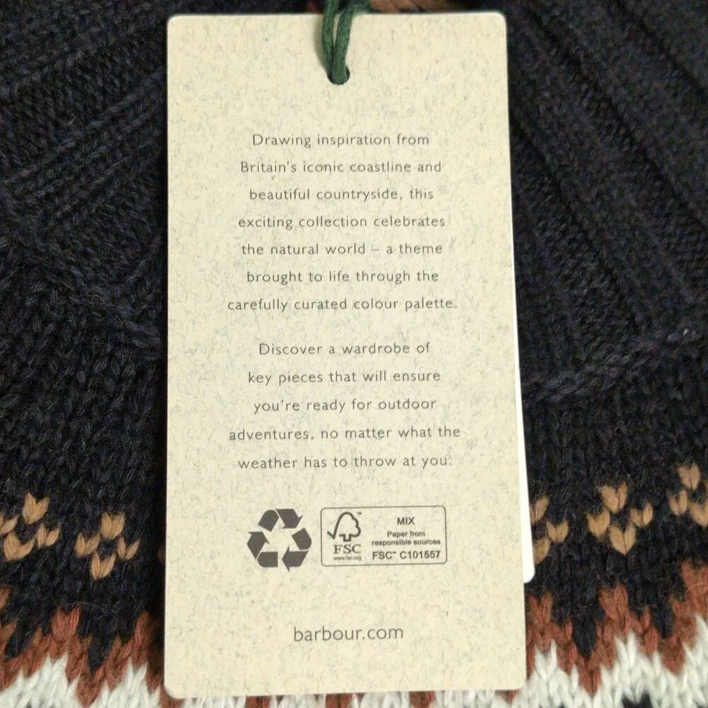 Barbour Kingsbury Knitted Sweater Dress Black Shift Long Sleeve Turtleneck 6 New - Image 12