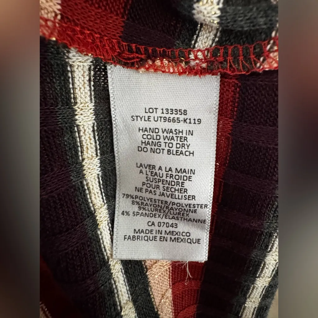 One Clothing  Multicolor Striped Turtleneck Top. 🍁🥮🍂 - Image 8