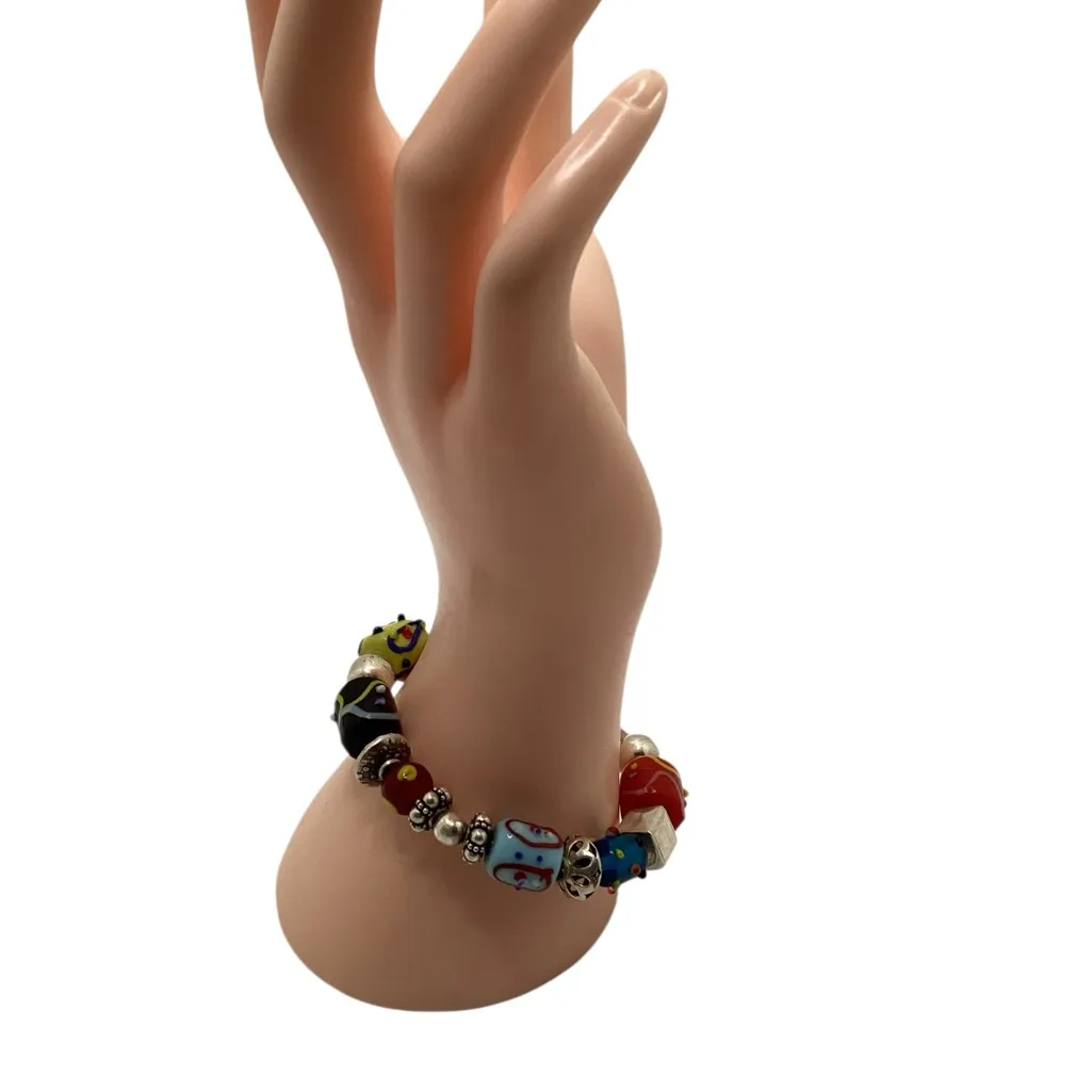 Silpada Lampwork Beaded toggle bracelet - Image 3