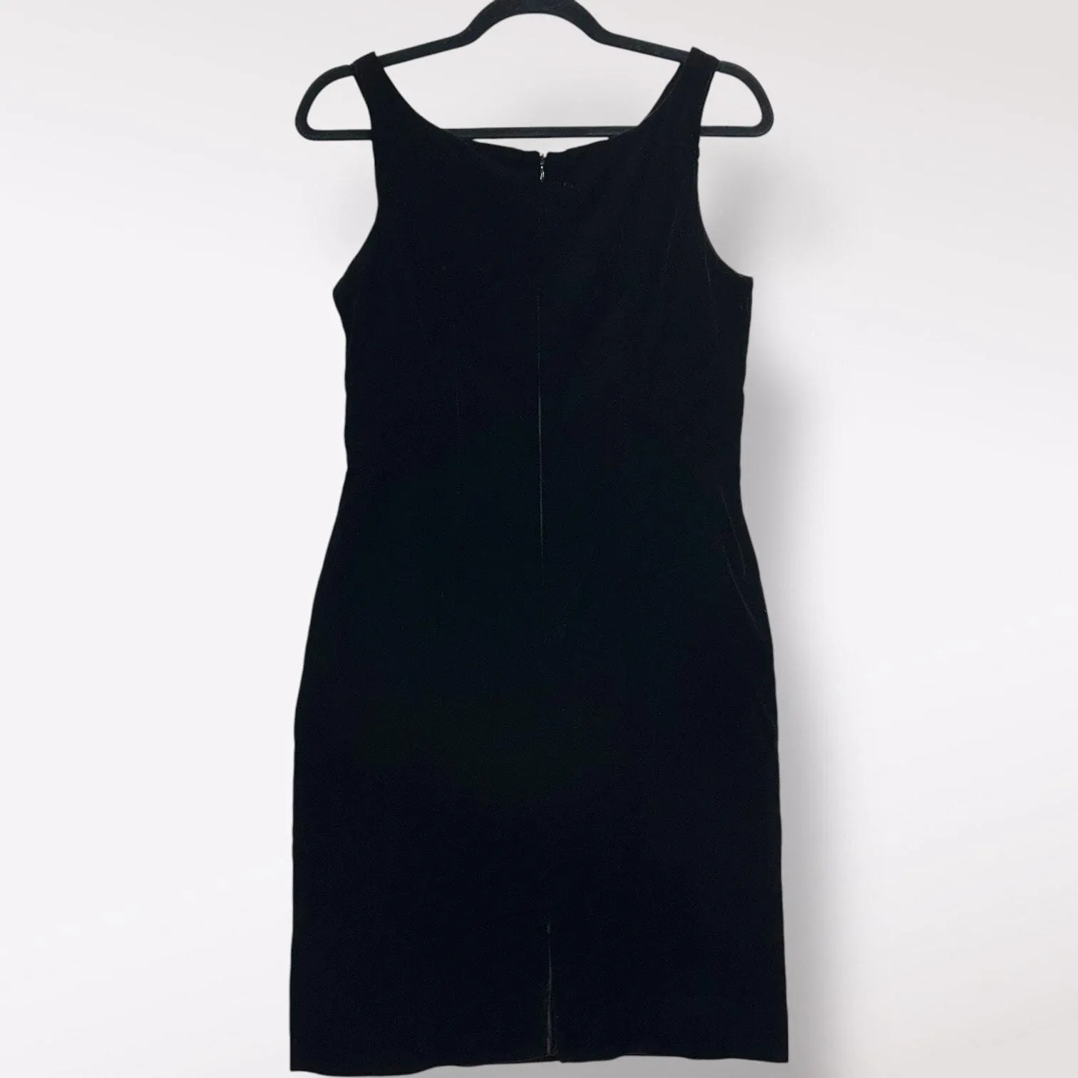 Vintage Ninety 6 Deep Purple Black Velvet Dress Formal Sexy‎ Party Holiday 60s - Image 6