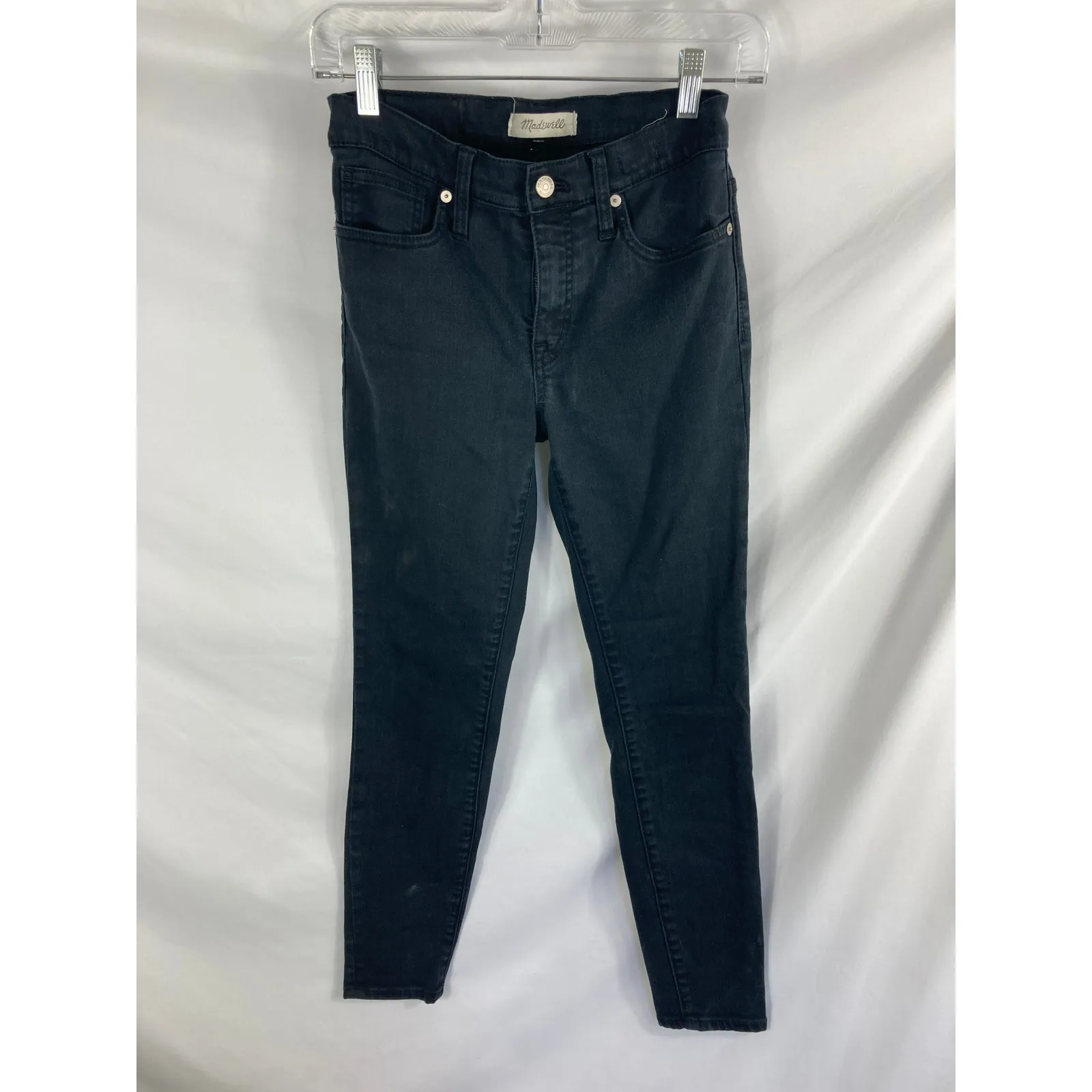 Madewell 9" High-Rise Skinny Jeans in Lunar Wash Sz 26 J6547 - Image 3