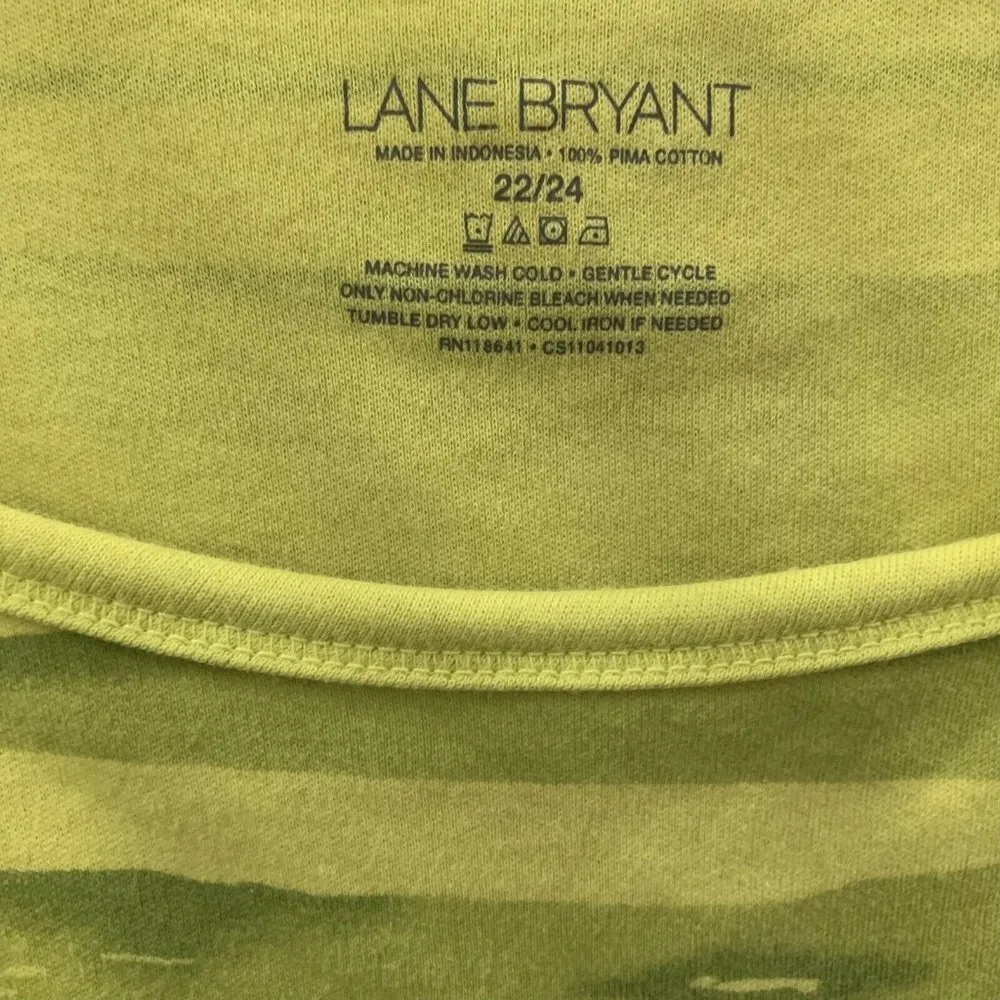 Lane Bryant Multicolor Printed Boat Neck Blouse - Image 2