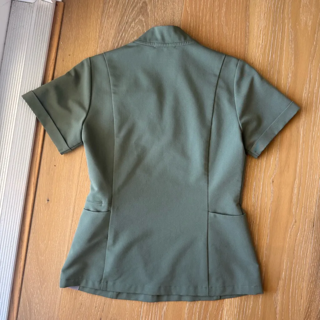 Figs Green Women's Top - Image 3