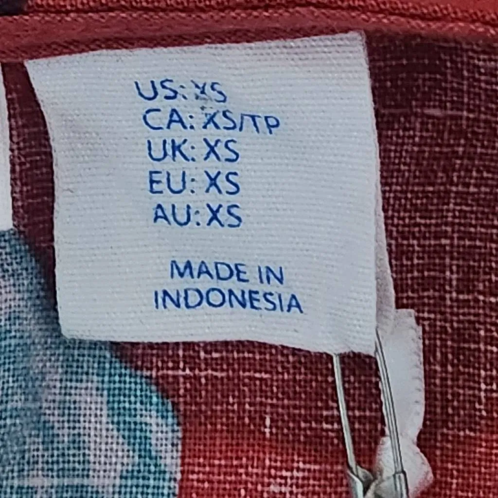 Sigrid Olsen Colorful Floral Linen Dress NWT XS Colorful Linen Dress - Image 8