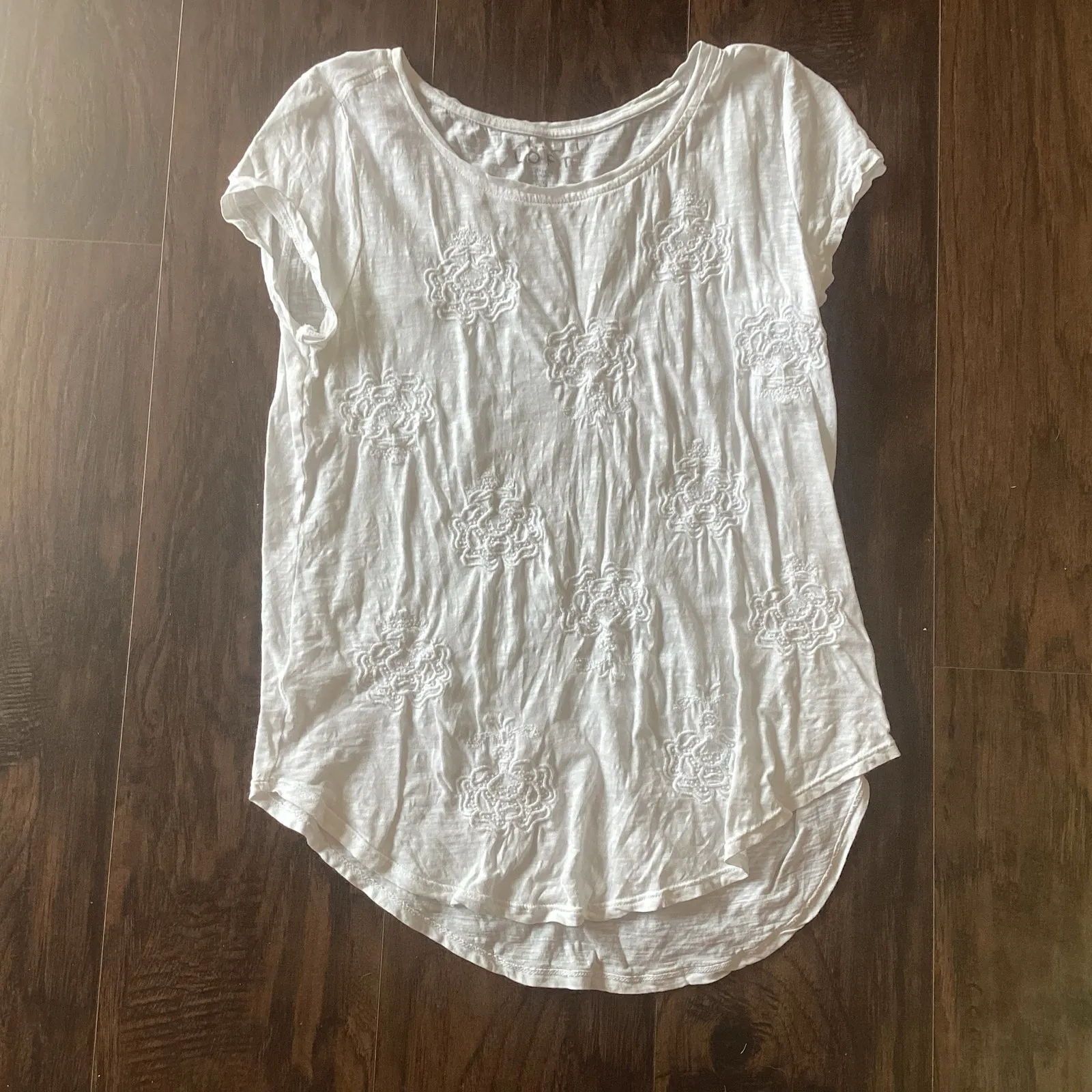 Ann Taylor  LOFT Floral Tee - Image 3