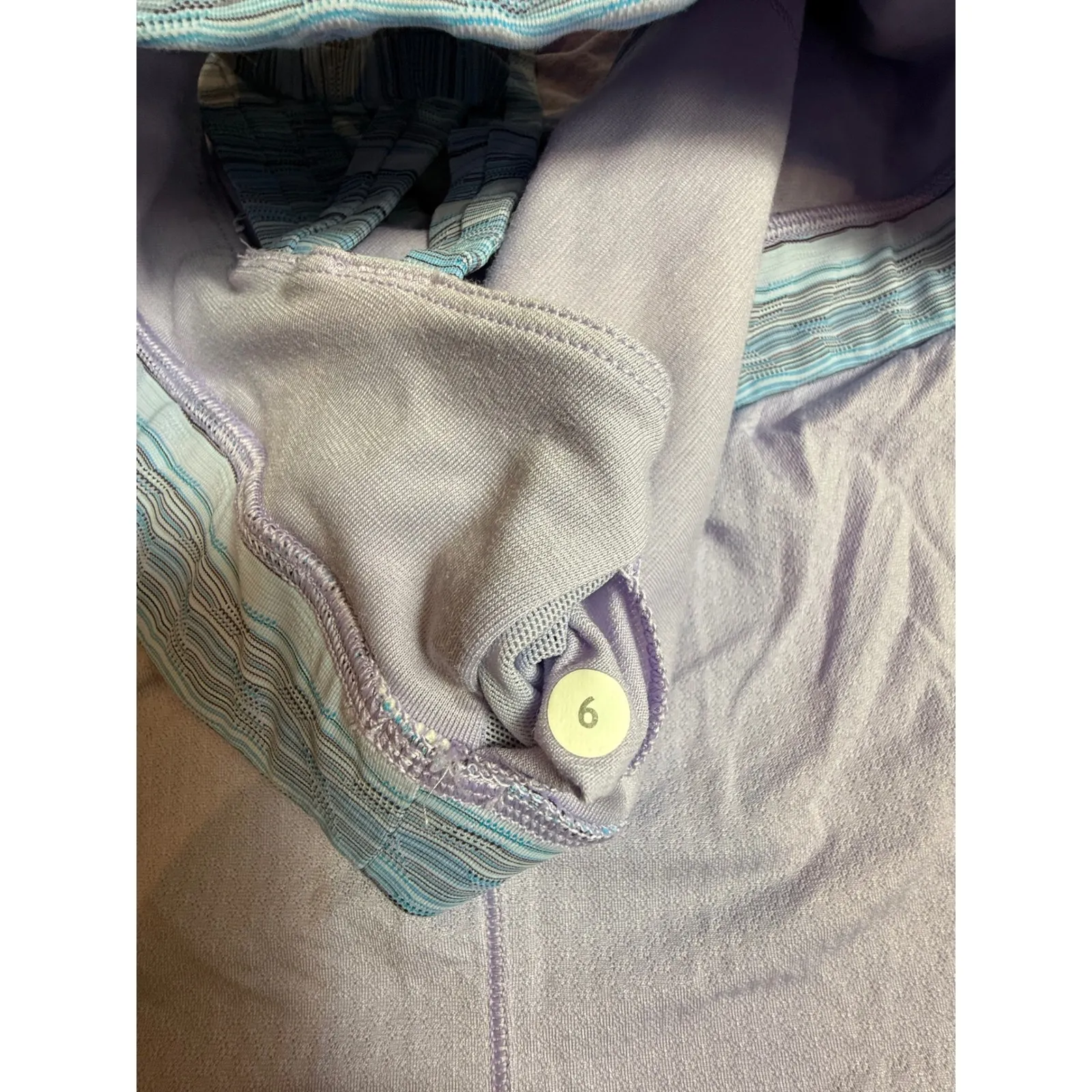 Lululemon Athletica Purple Tank Top Criss Cross Back Athletic Workout Activewear - Image 6