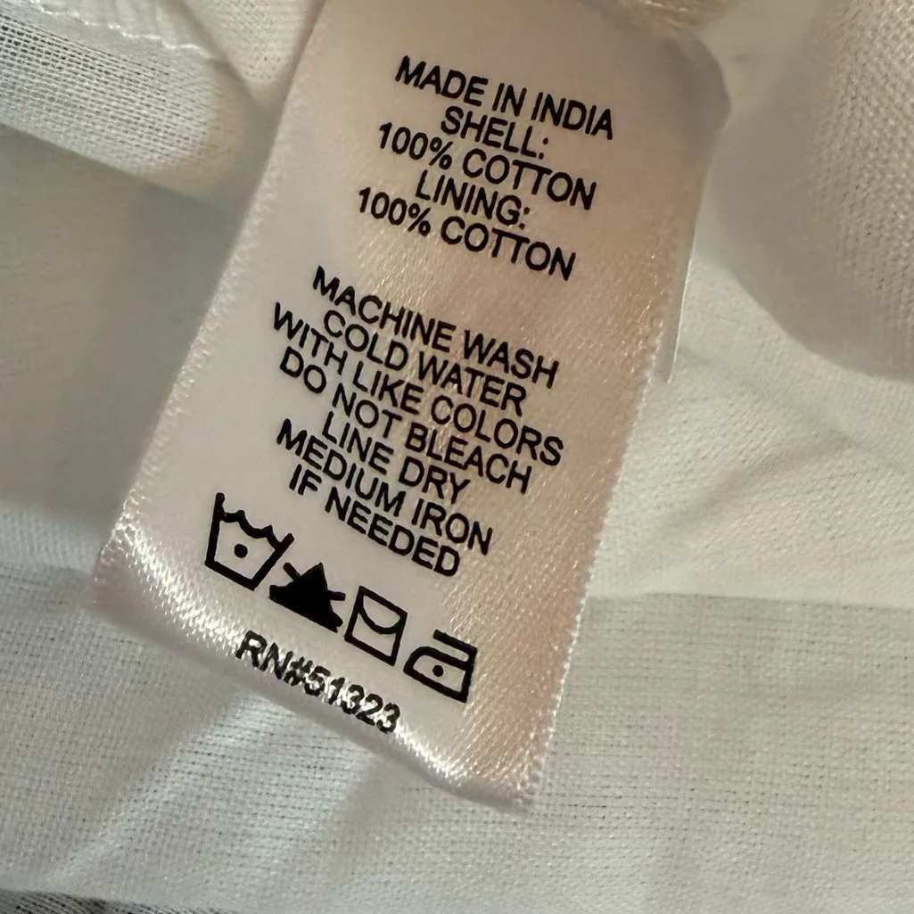 1.STATE Women's Cotton Aztec-Patterned Button-Front Maxi Dress Sz S - Image 10