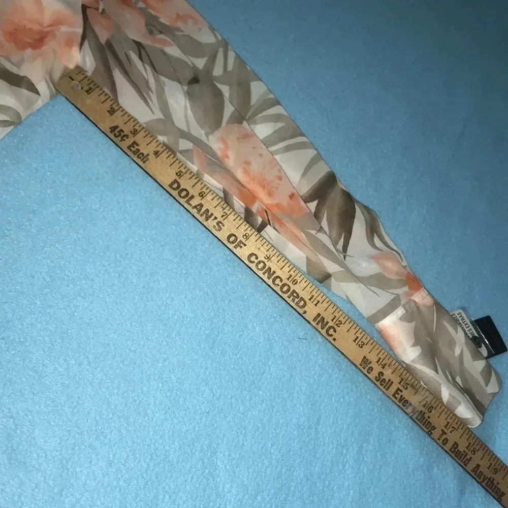 JONES NEW YORK COLLECTION silk semi-sheer long sleeve button up top NEW size 2P - Image 9