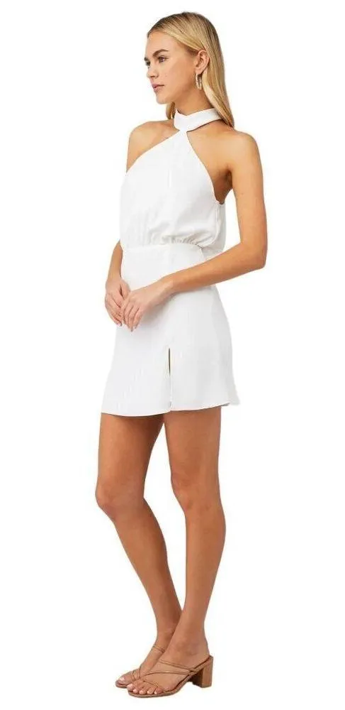 Amanda Uprichard Queens Mini Dress Ivory Womens Size Medium - Image 2