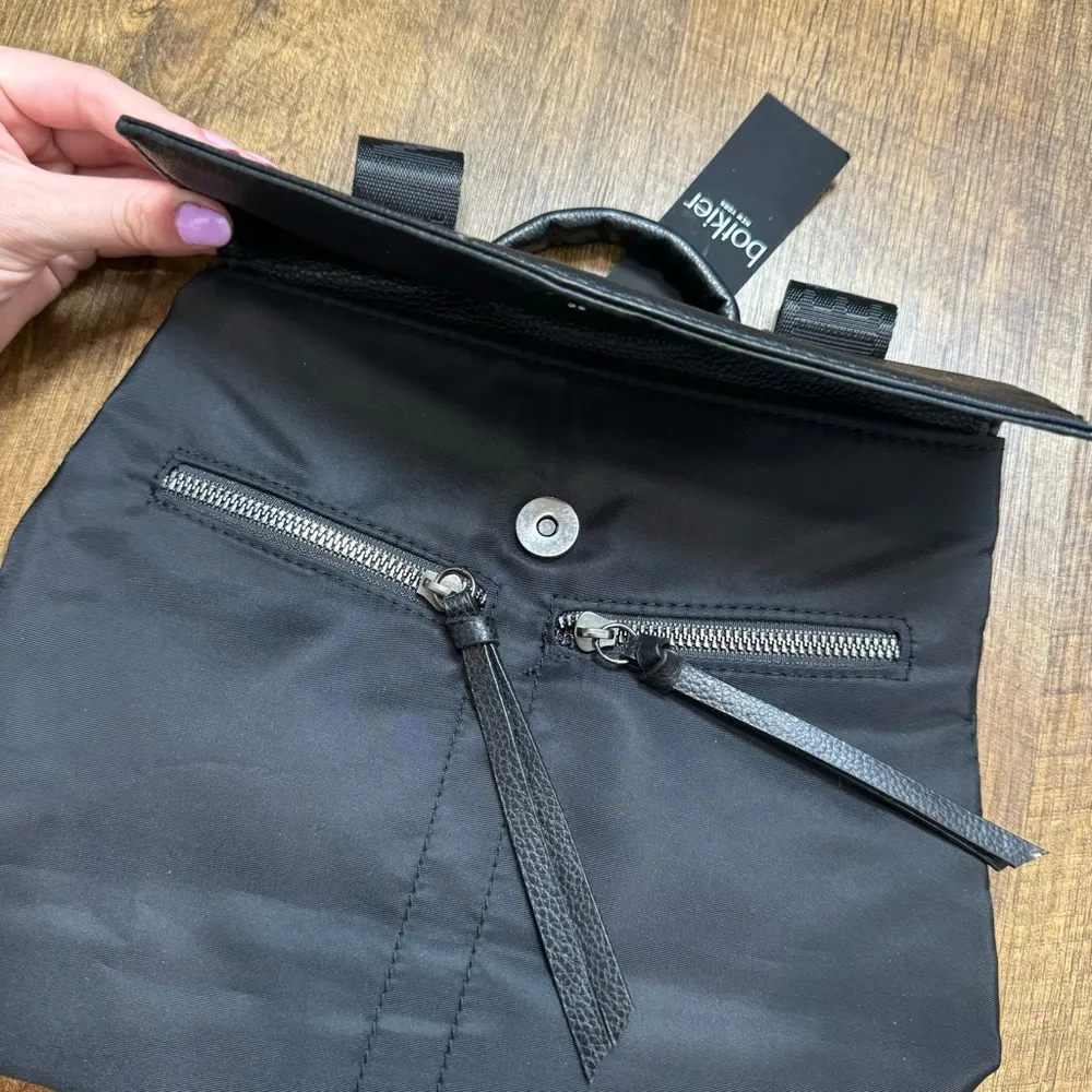 NWT Botkier New York Mini Trigger Backpack Black - Image 11
