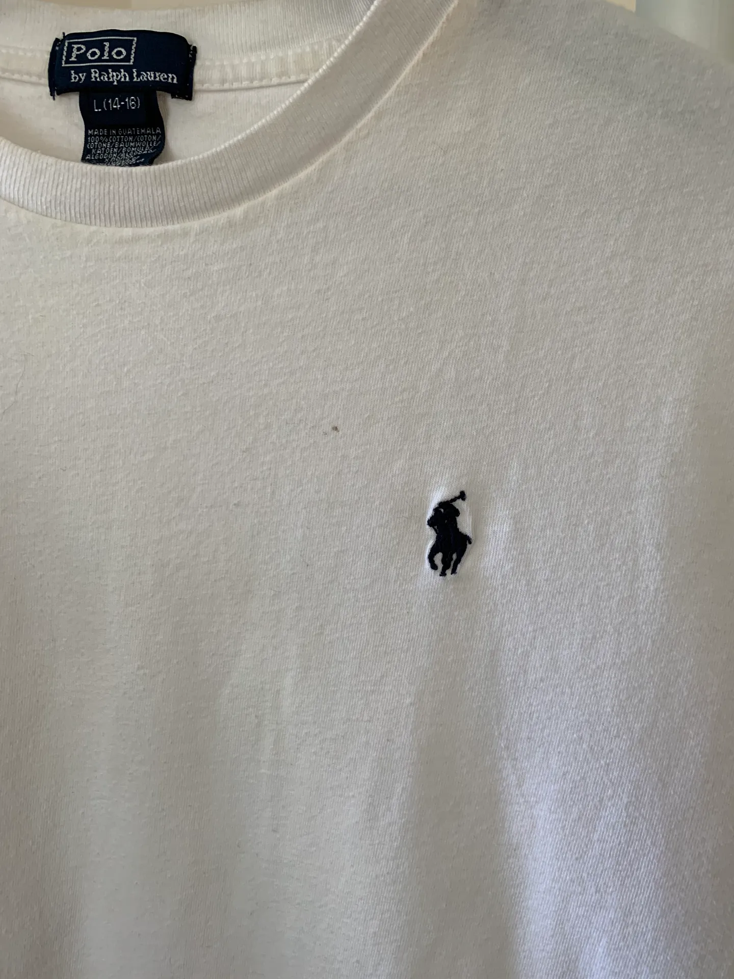 Ralph Lauren Basic White Tee - Image 4