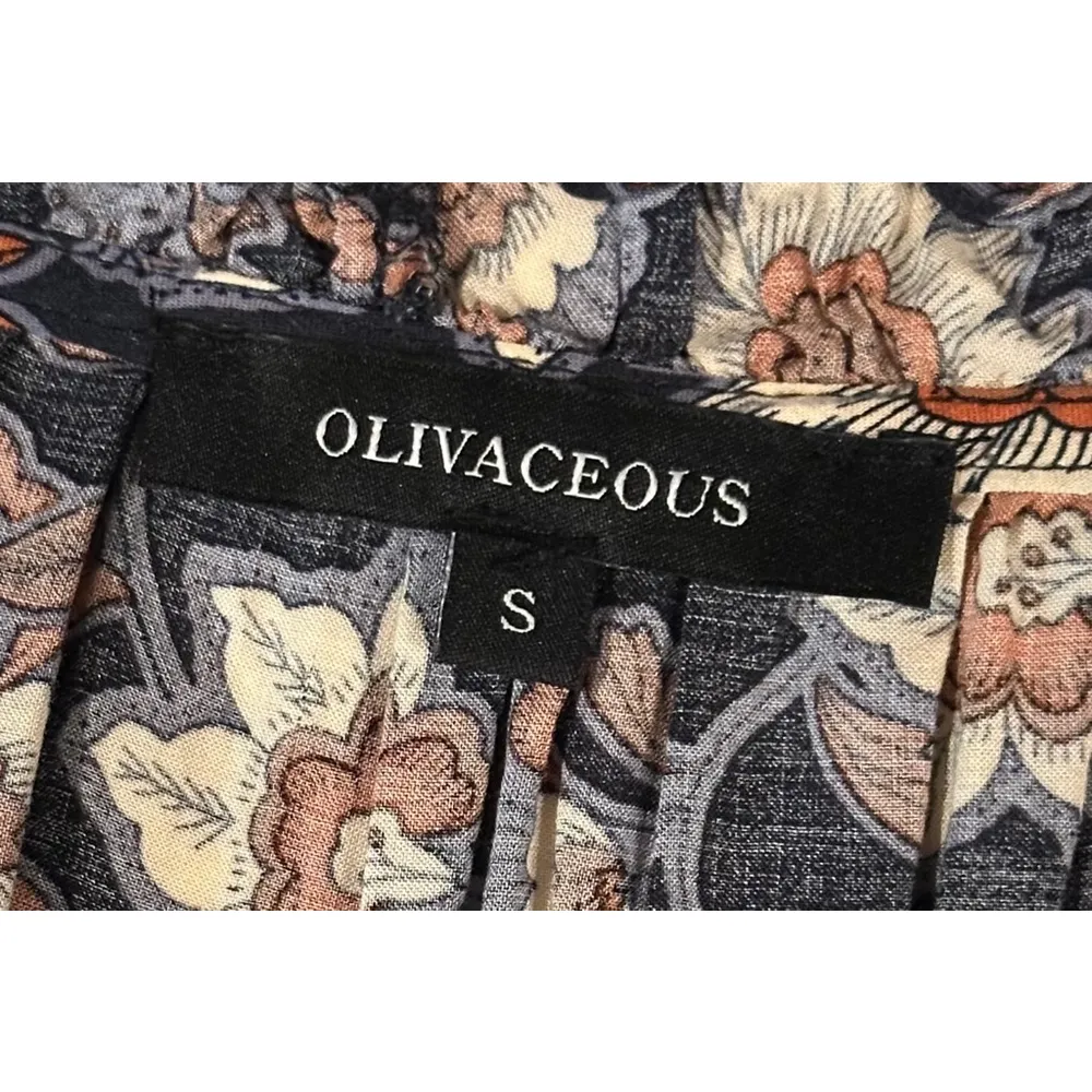 Olivaceous Small Floral Boho Top - Image 8