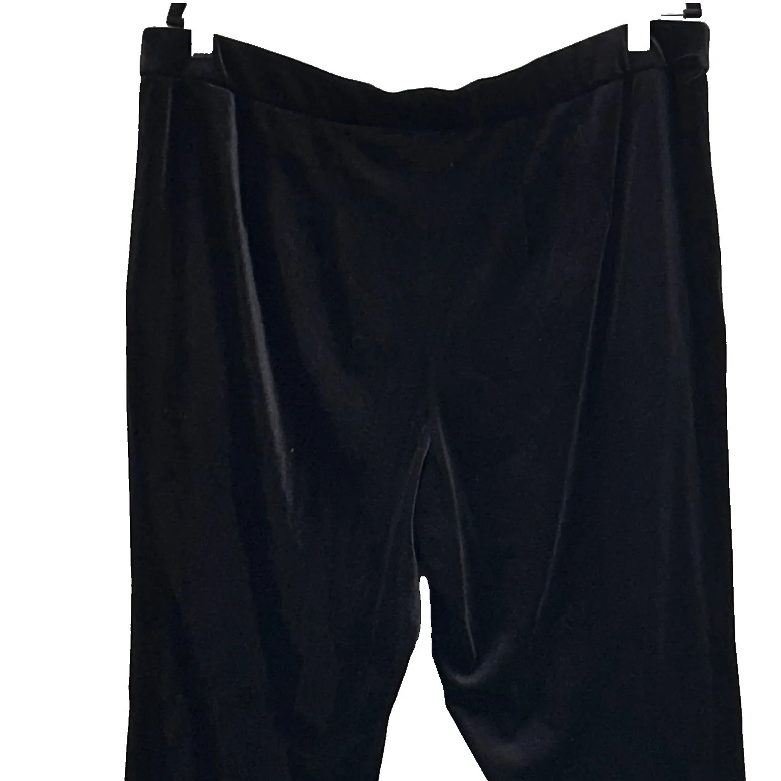 Joan Rivers ‎ Velvet Pull On Pants Black 1XP - Image 3