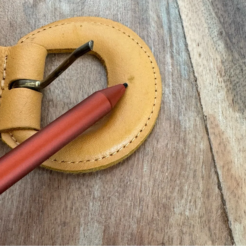 Capezio Argentina Womens Leather Woven Leather Belt Rustic Multicolor Size M/L - Image 6