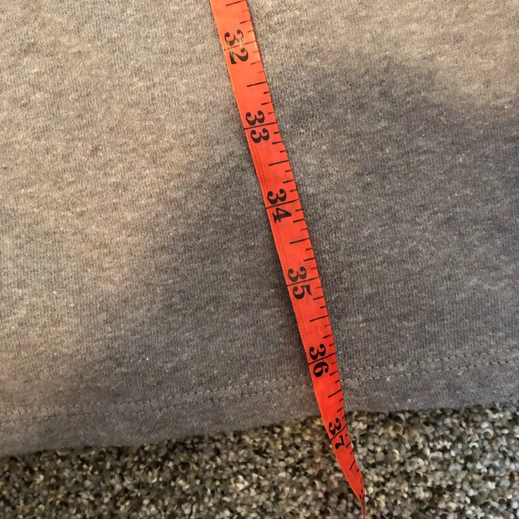 Torrid Gray sweatshirt dress rainbow cuff fleece lined large (0) - Image 3