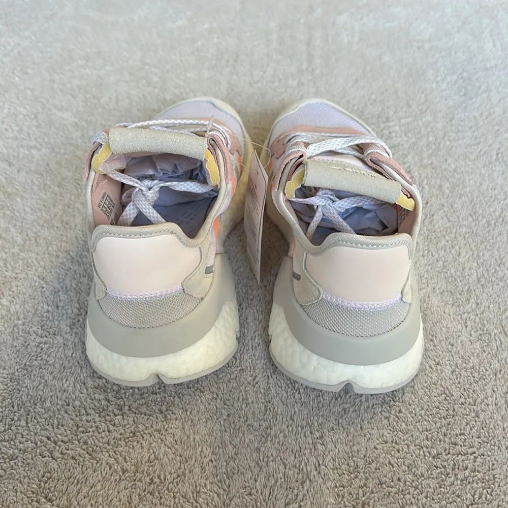 NWT ADIDAS Night Joggers Cloud White Icey Pink - Image 4