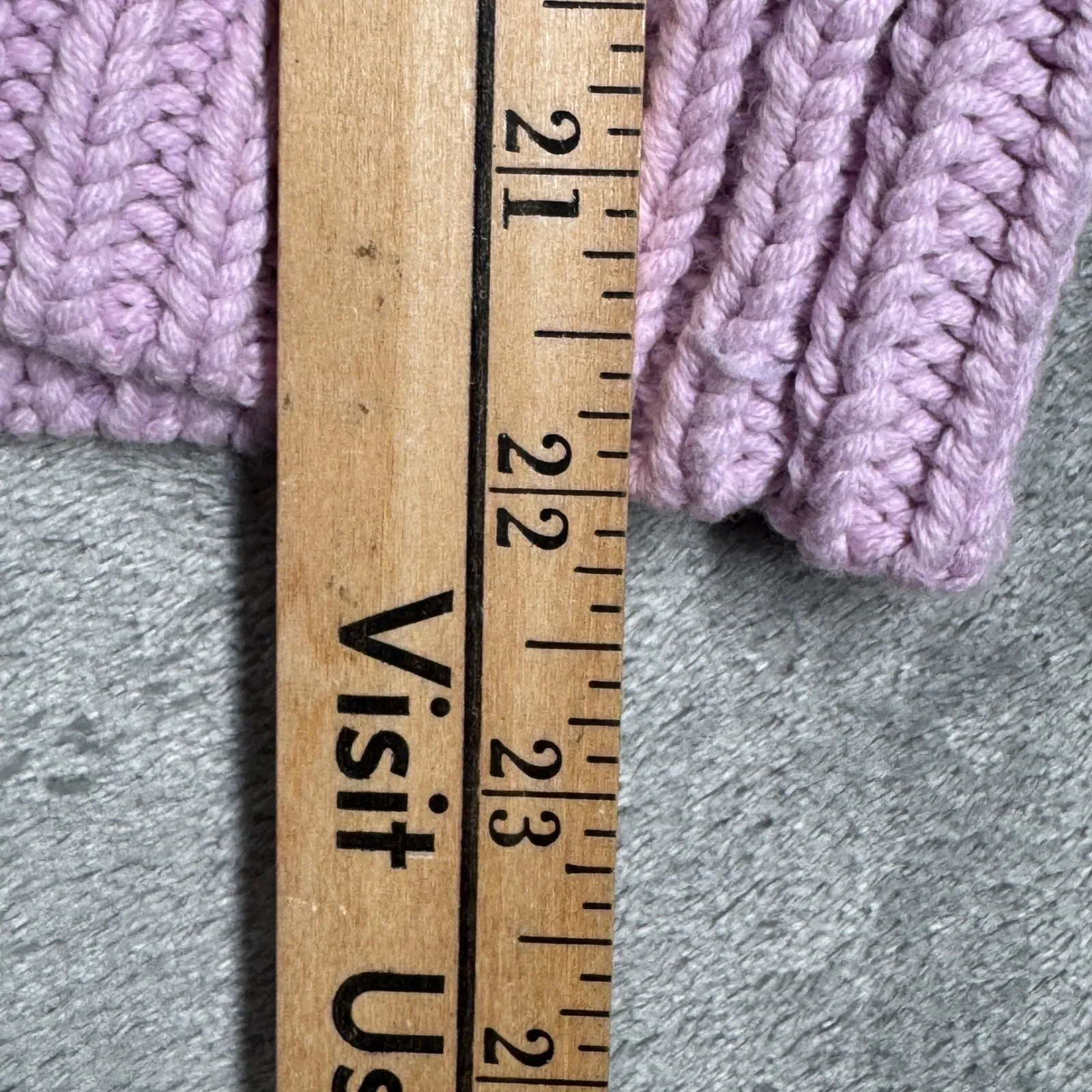 English Factory Lilac Pom Pom Puff Sleeve Sweater Women M Textured Popcorn Knit‎ - Image 10