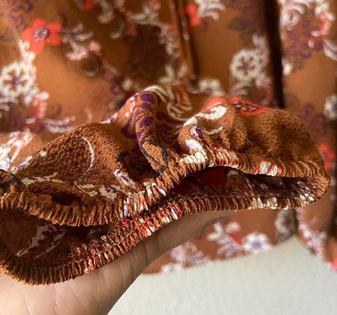 Women’s Size XL Floral Print Cold Shoulder Top - Image 5