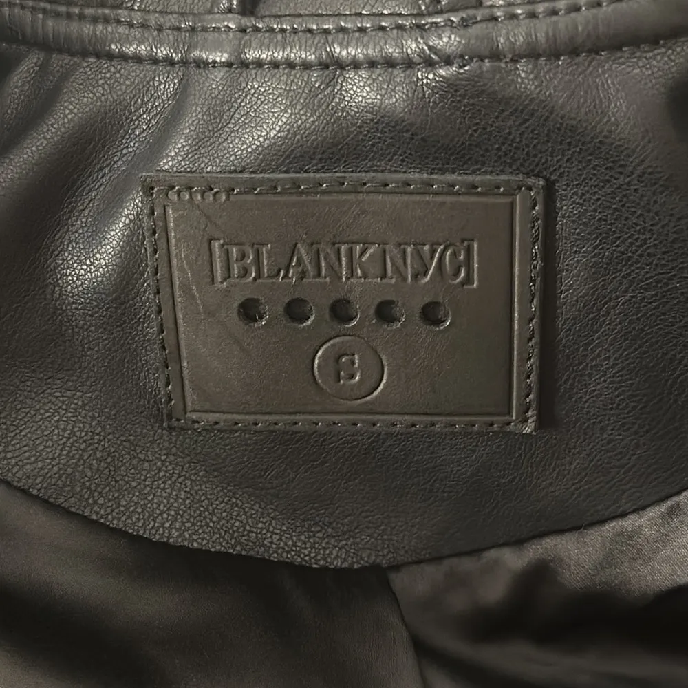 NWT Blank NYC First Class PU Faux Leather Moto Jacket Small - Image 6