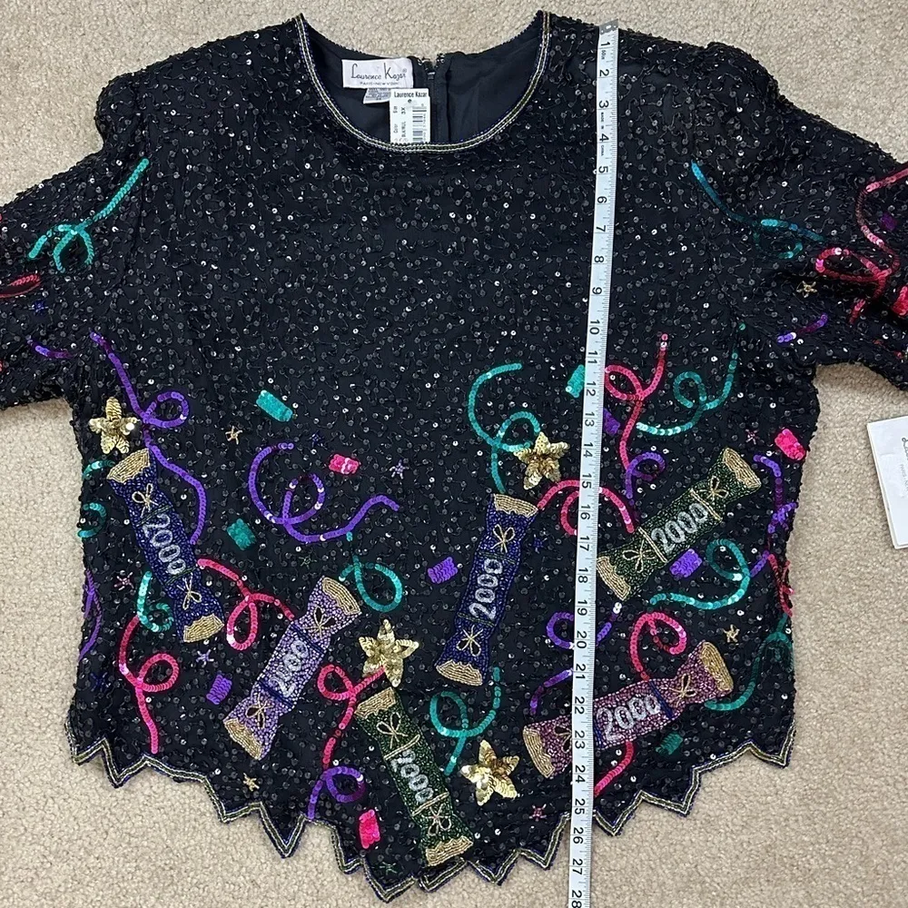 LAURENCE KAZAR Beaded Millennium Top - Image 15