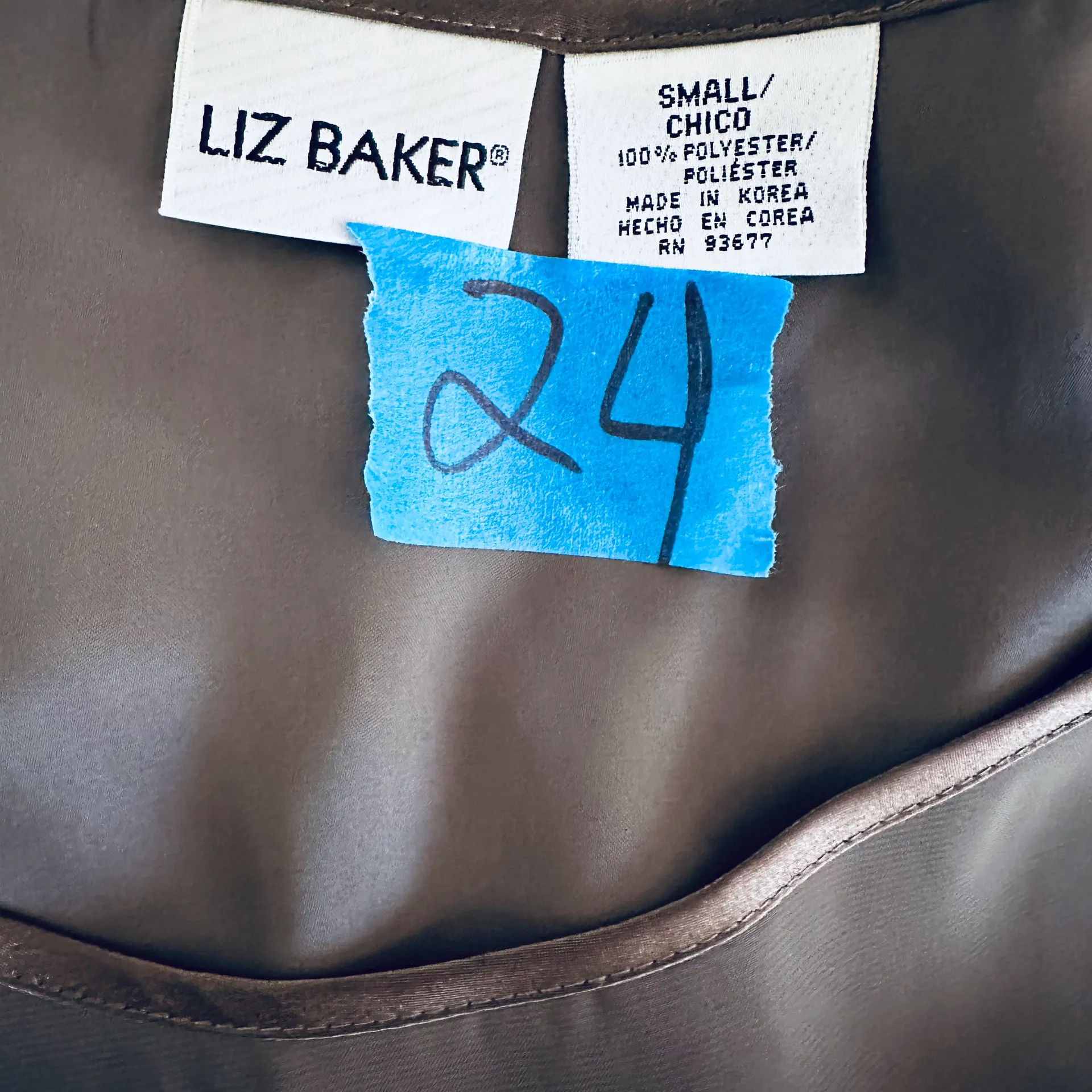 Womens Tank Top Green Sleeveless Scoop Neck Pullover Vintage Size S - Image 3