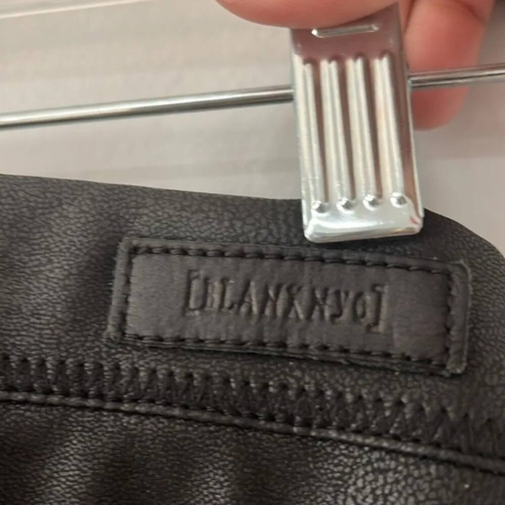 BLANK-NYC Women’s Faux Leather Pull-On Black Leggings Sexy Date Night Holiday - Image 13