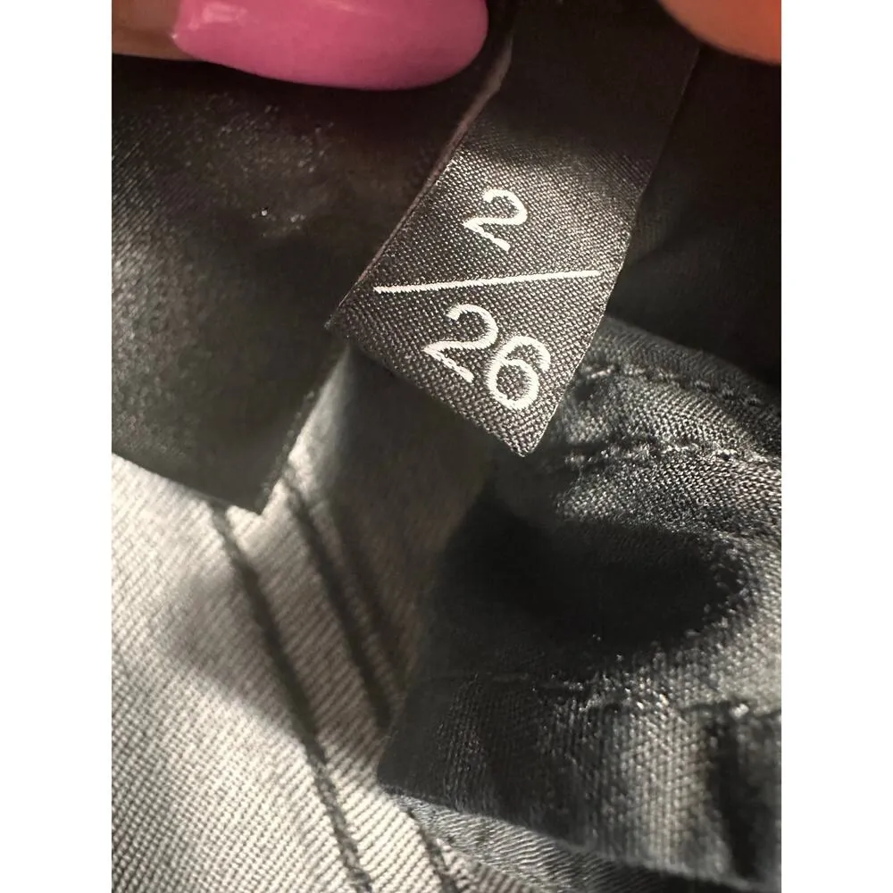 Parker Smith Grey Skinny Jeans Size 2 / 26 Raw Hem Ankle - Image 4