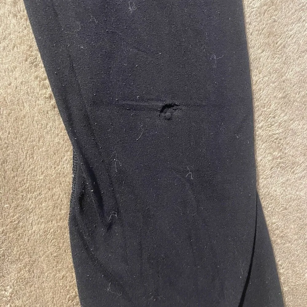 Lululemon Leggings Womens Sz 6 S Wunder Under High Rise Crop Black Capri Workout - Image 5