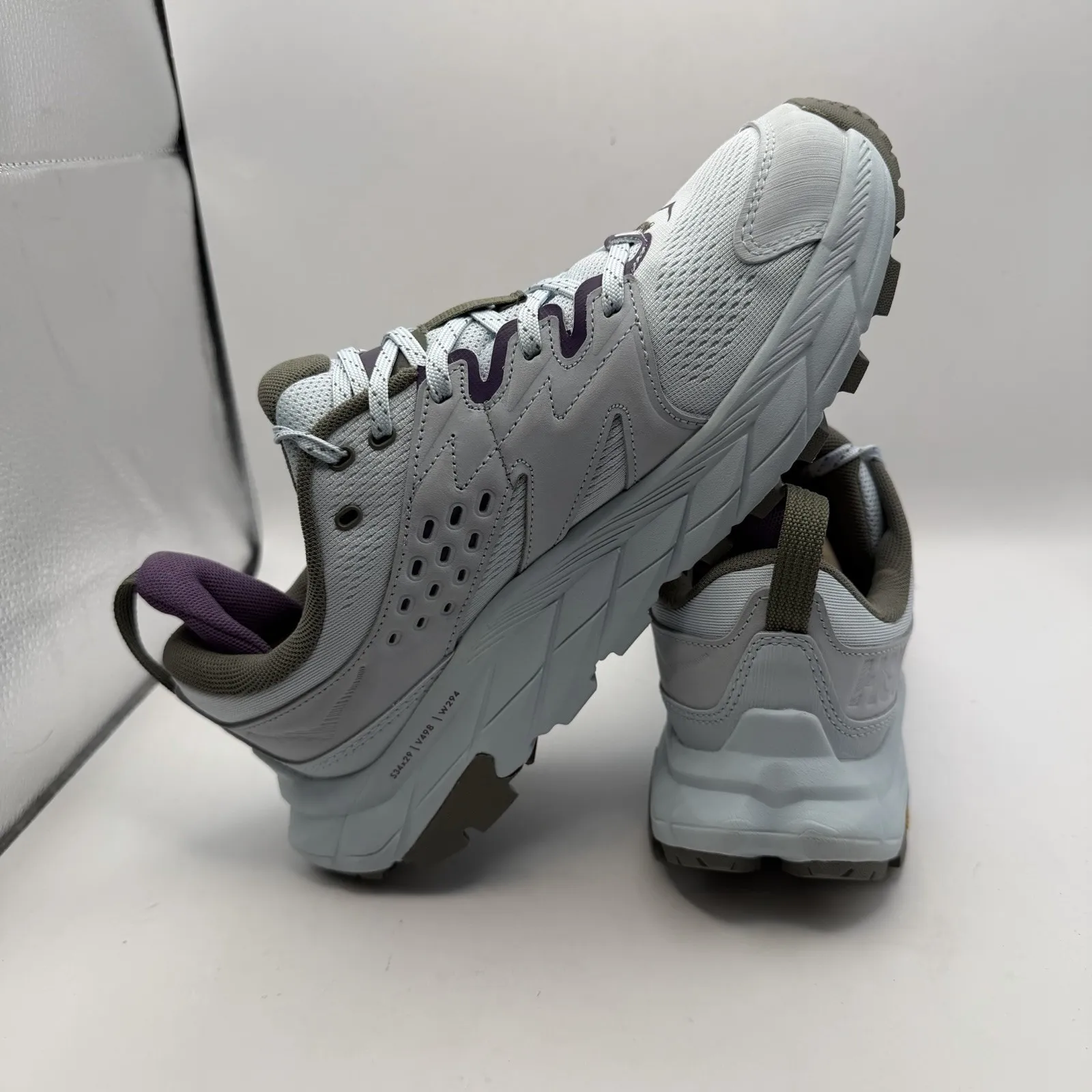 Hoka One One Anacapa Breeze Low Athletic Shoes Womens Sz 8.5 B Slate Blue Vibram - Image 5