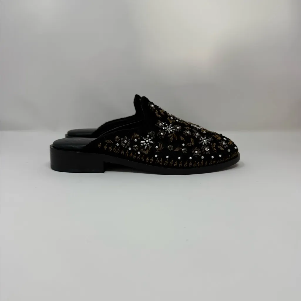 Free People Cosmic Velvet Loafer Mule Size US 6 - Image 5