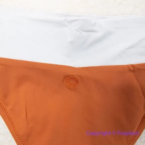 NEW Rhythm Chai Hi-Hip Banded pant Bikini Bottoms‎ color block, size S - Image 7