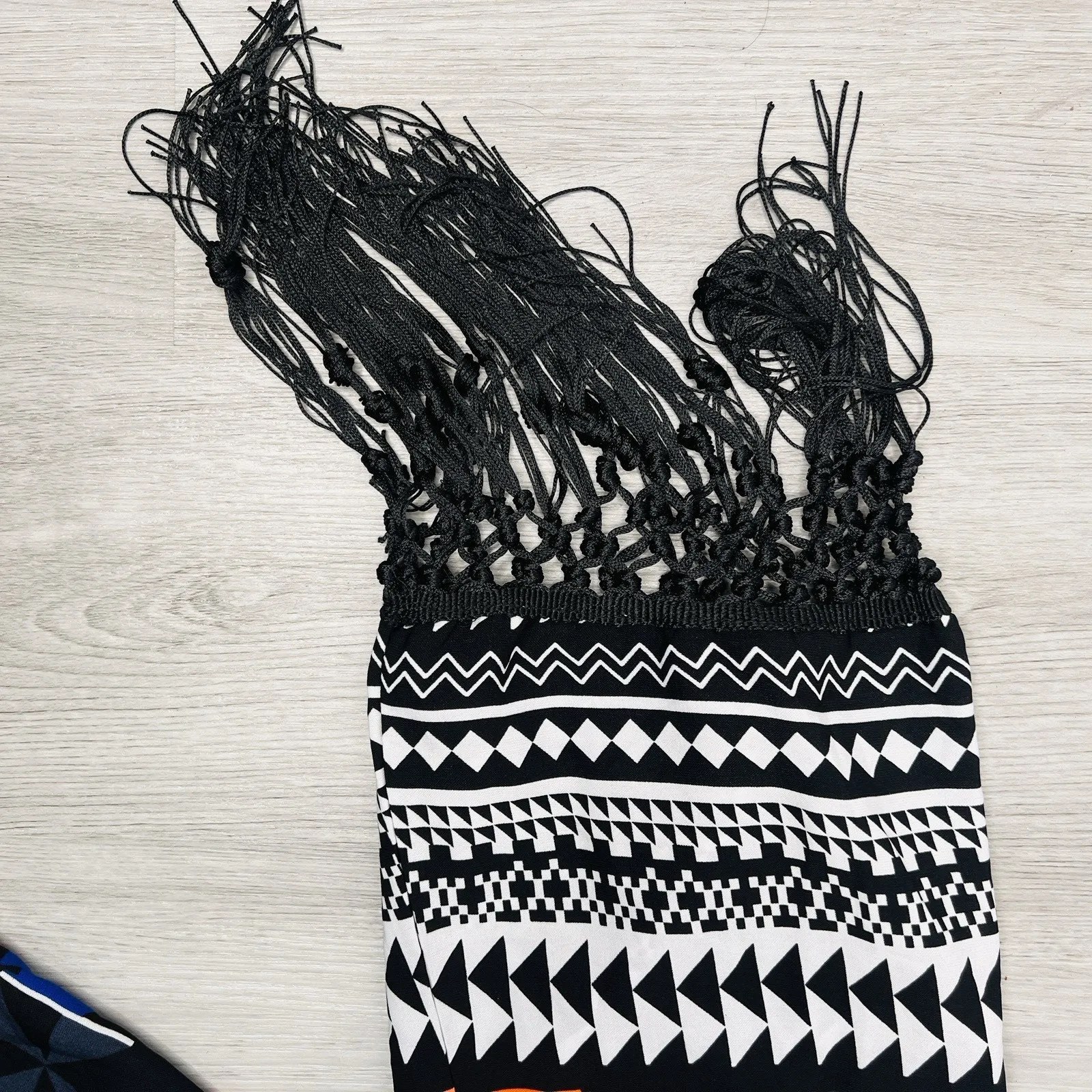 Gb Dillard Hippy boho mini dress Size Large - Image 3