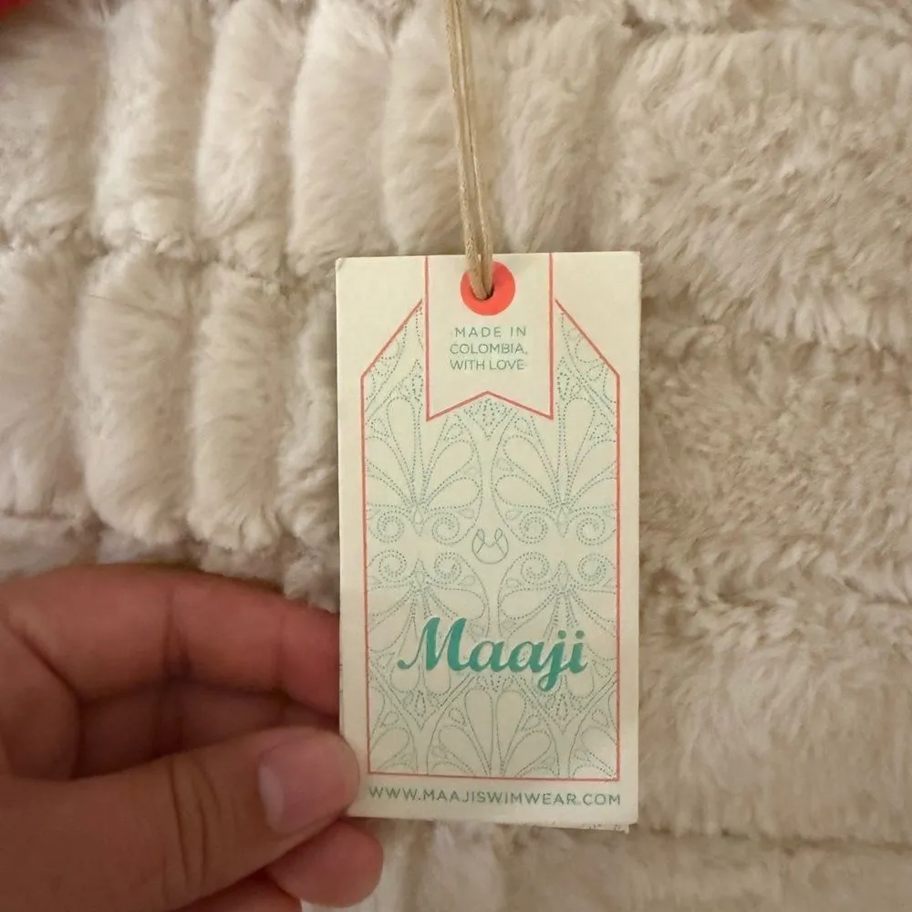 MAAJI ROMANTIC FLIRT REVERSIBLE THIN SIDE BIKINI BOTTOM NWT SIZE L - Image 9