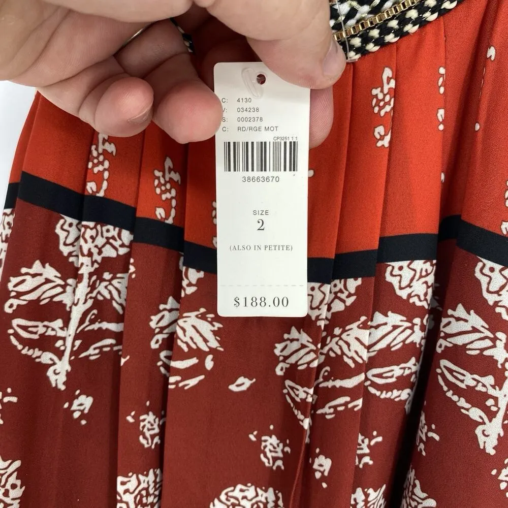 Ranna Gill Anthropologie Kaza Swing Dress See pics Women's Size 2 - Image 3