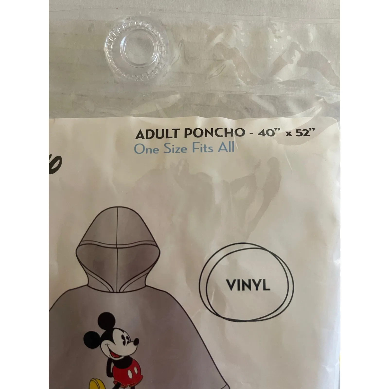 NWT Jerry Leigh  Disney Adult  40 x 52 Vinyl Poncho - Image 3