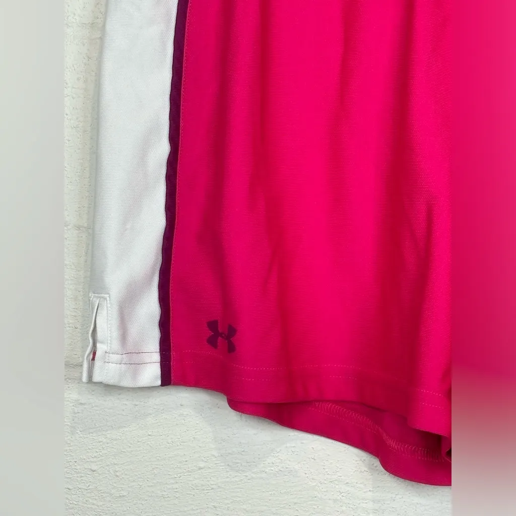 Under Armour Woman’s Pink Sporty Running Loose Fit Shorts Size Large - Image 2