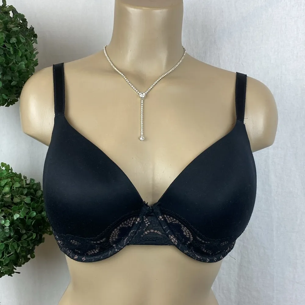Wacoal Black 853347 French Garden Seamless T Shirt Bra 34DDD - Image 2