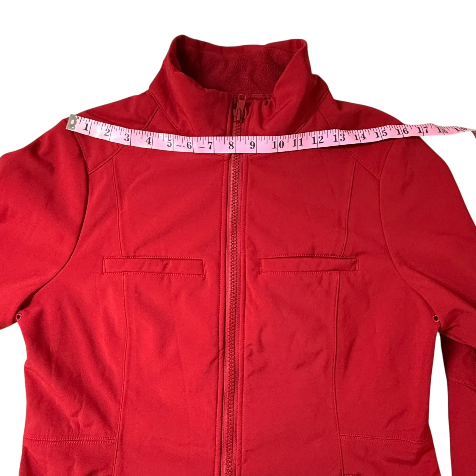 Roots‎ Canada Red Full Zip Jacket Womens Large Fleece Lined Softshell Coat - Image 6