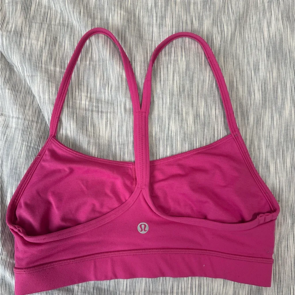 Lululemon  Sonic pink flow y Bra - Image 2