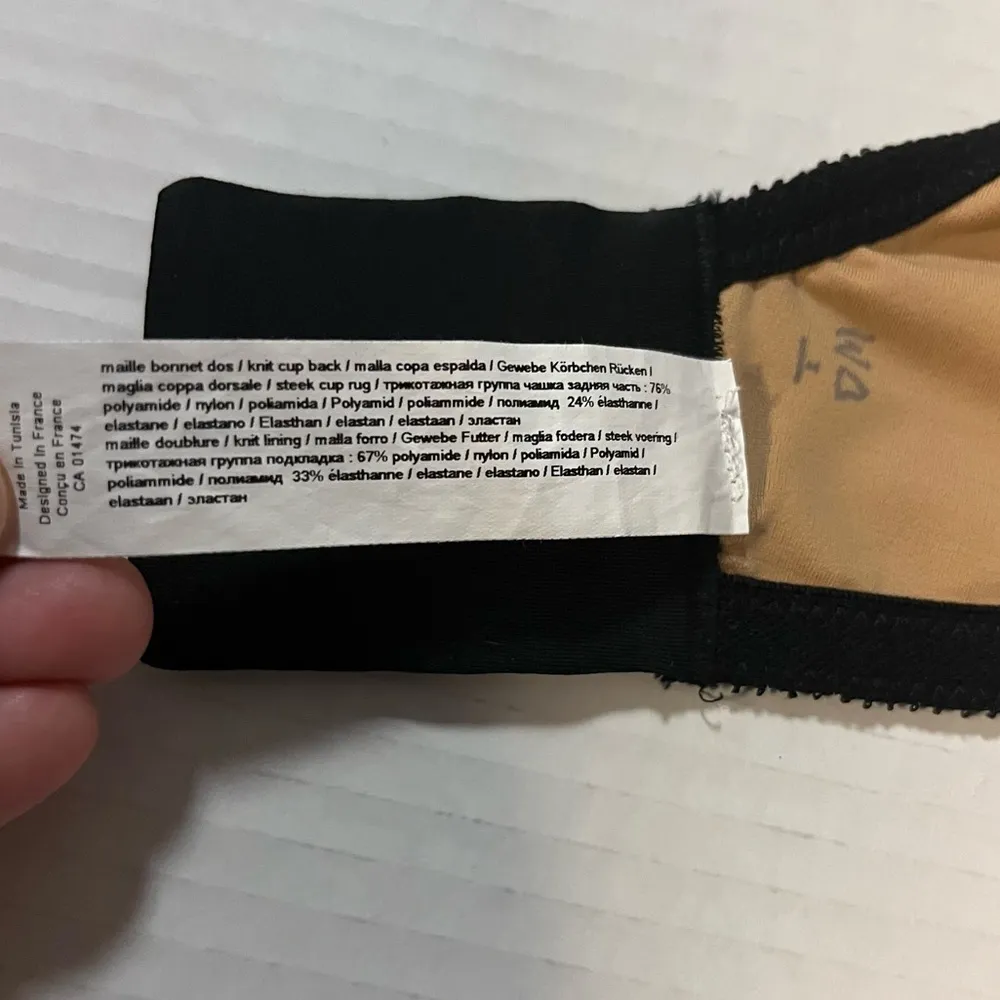 Chantelle Bra C Magnifique Seamless Unlined Minimizer - Black Sz 40D EUC - Image 16