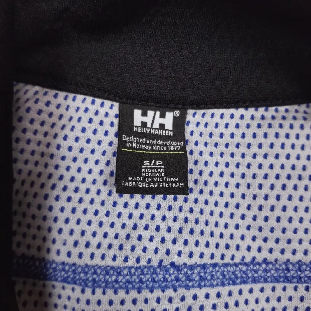 Helly Hansen Mammoth Mountain Baselayer Half Zip Top Blue Black Sz Small - Image 8