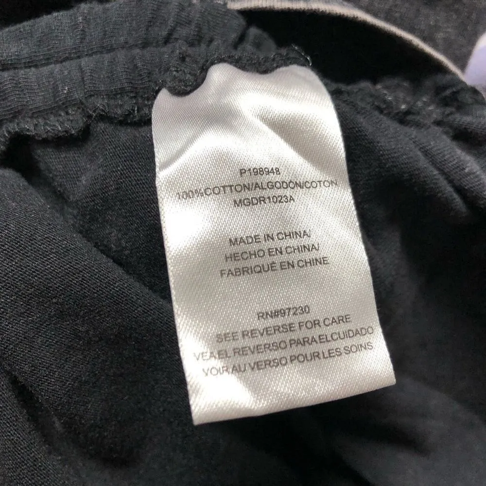 NWT Madden Girl Womens Juniors Cotton Side Tie Mini Dress Size Large Black‎ - Image 9