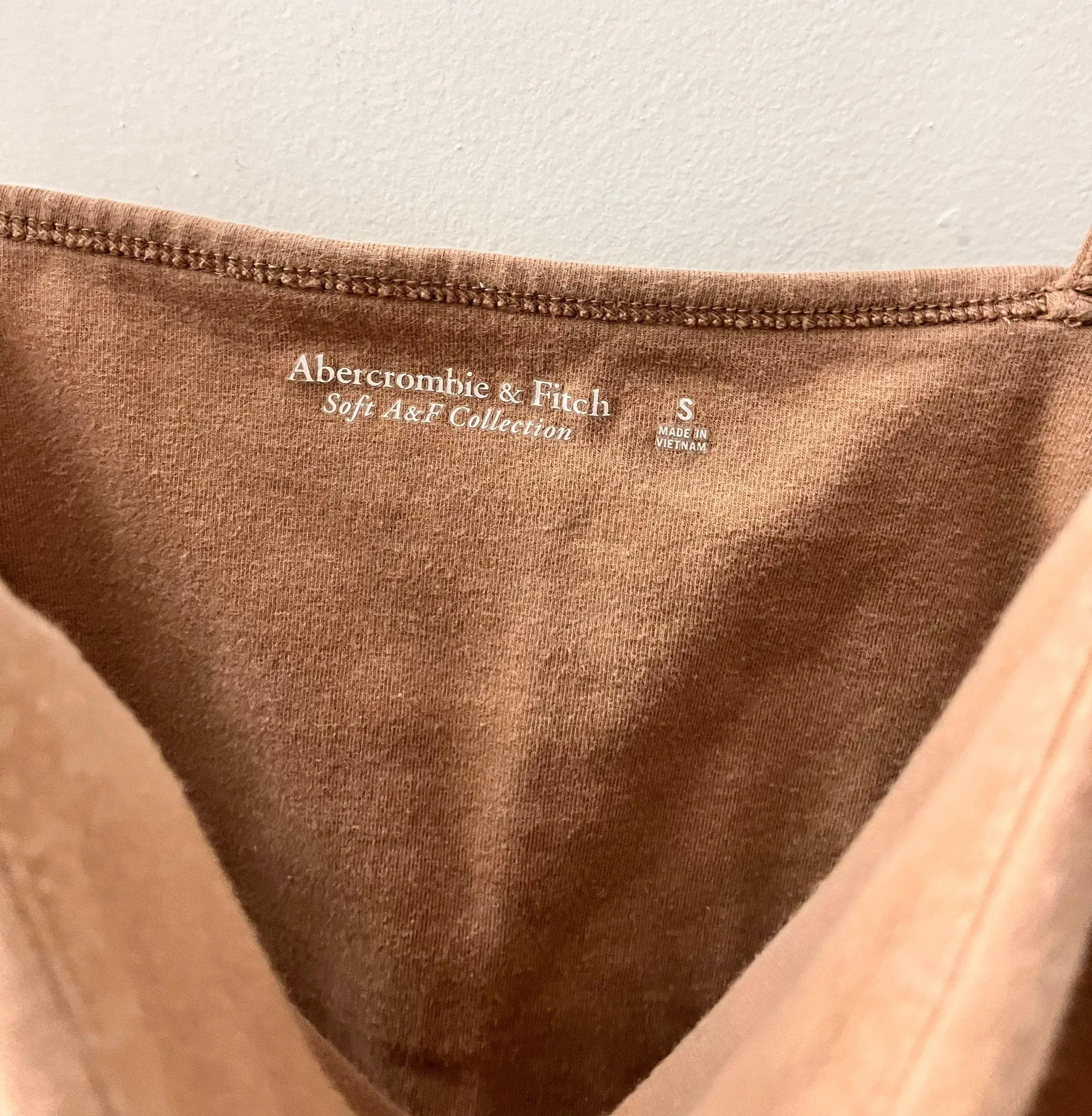 Brown Square Neck Tank Top - Image 3