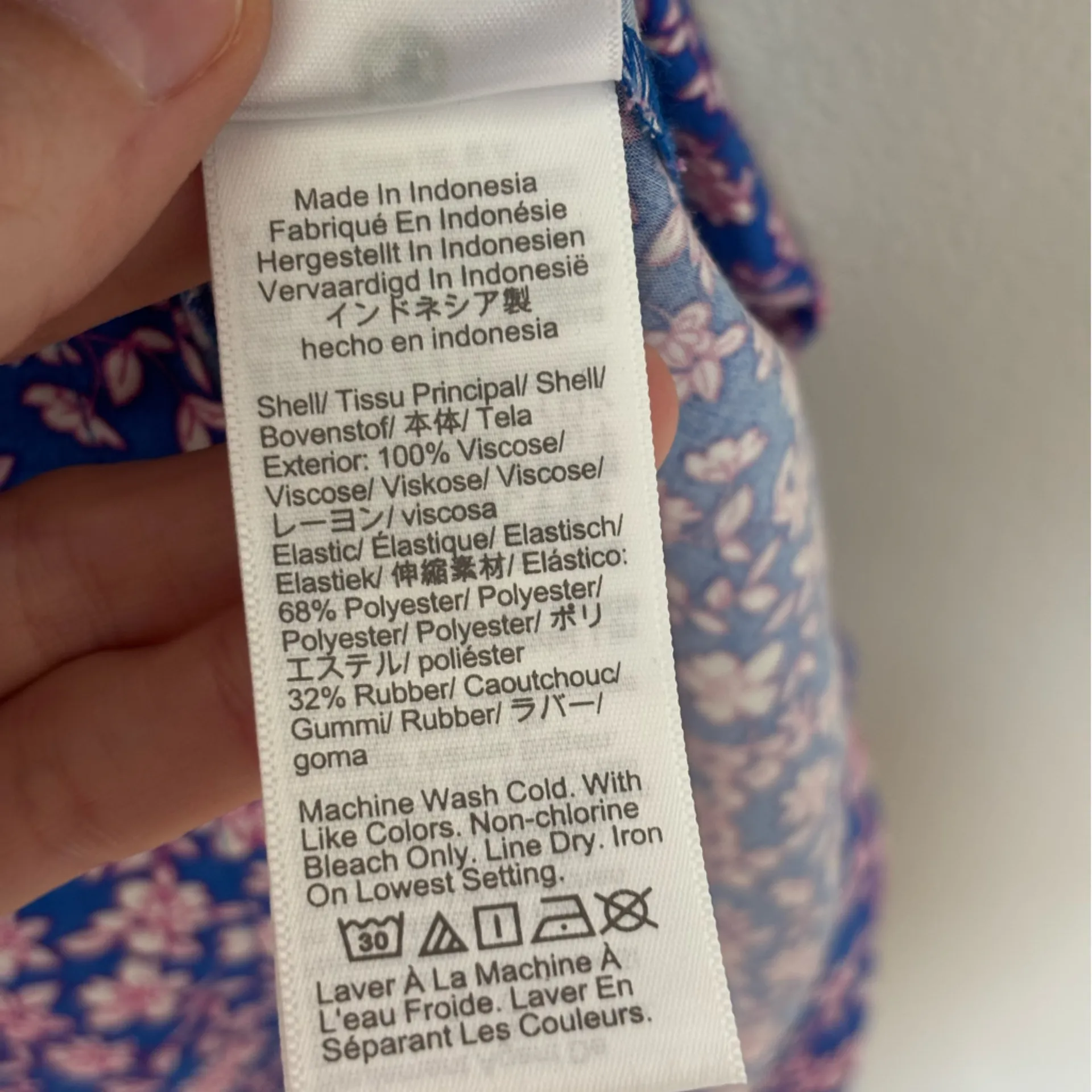 J. Crew Factory Floral Smocked Midi Dress in Polished Azurite Ivory - Image 6