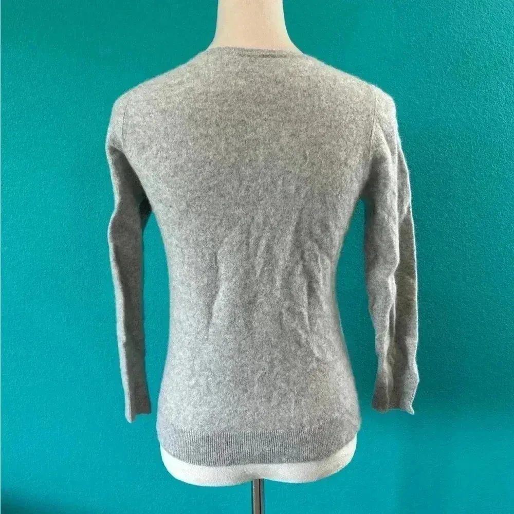 100% cashmere grey soft sweater Gray - Image 2