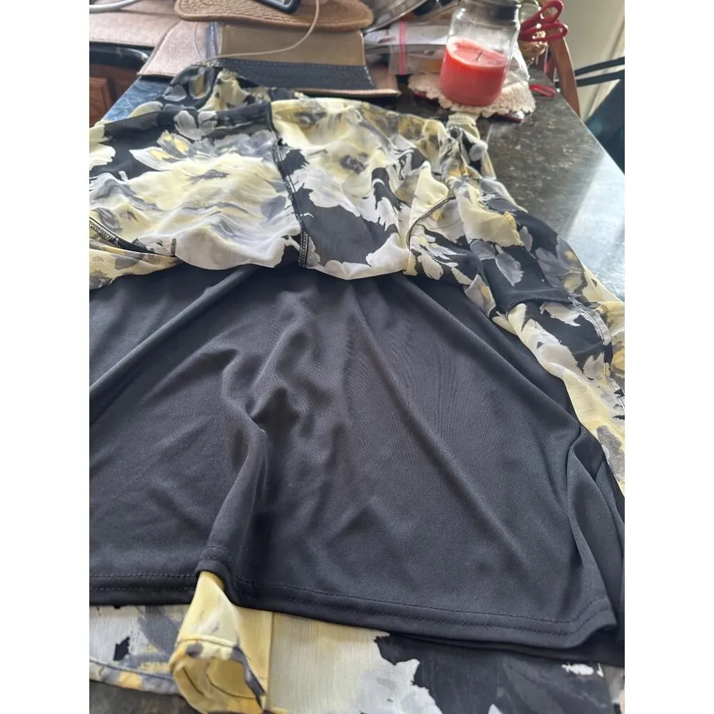 Vintage Y2k Christopher Banks Floral Maxi Panel Prairie Skirt Panel Size L READ - Image 10